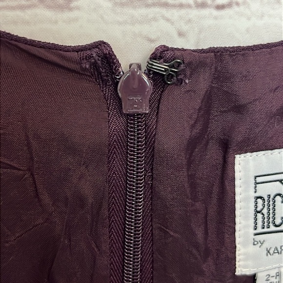 R&M Richards Beaded Slip Chiffon Jacket Dress - Picture 7 of 15